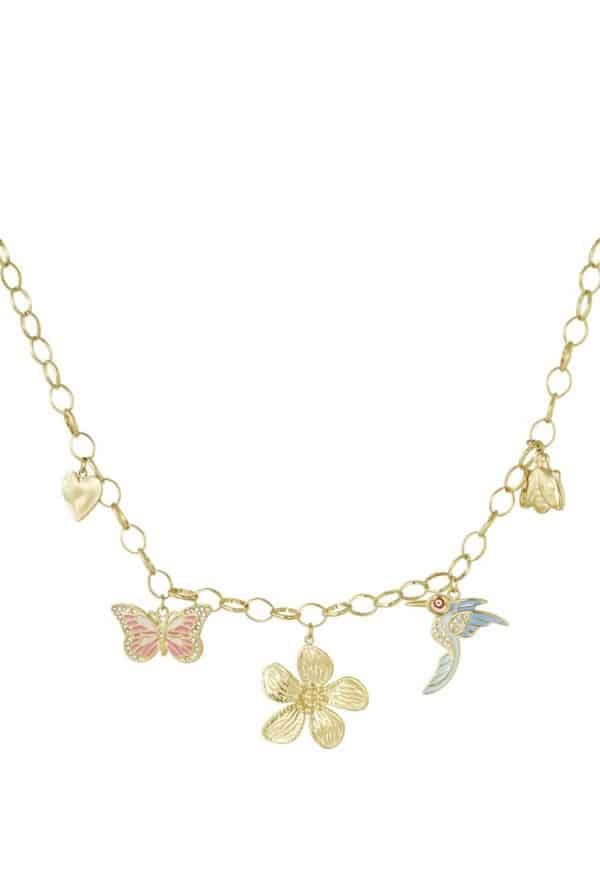 Bedelketting wild floral